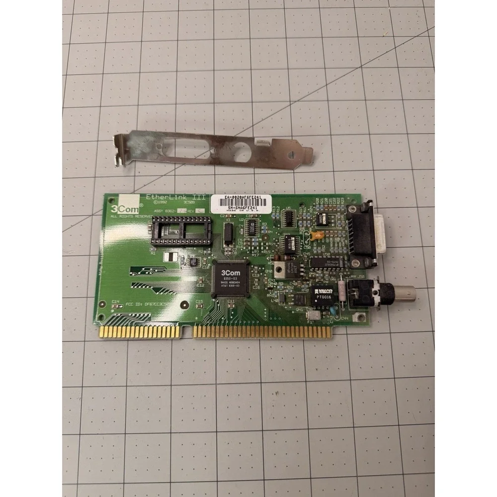 Vintage 3Com EtherLink III ISA Network Interface Card (3C509)